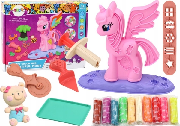 Leantoys Ciastolina Einhorn Diy Plastilin Zubehör