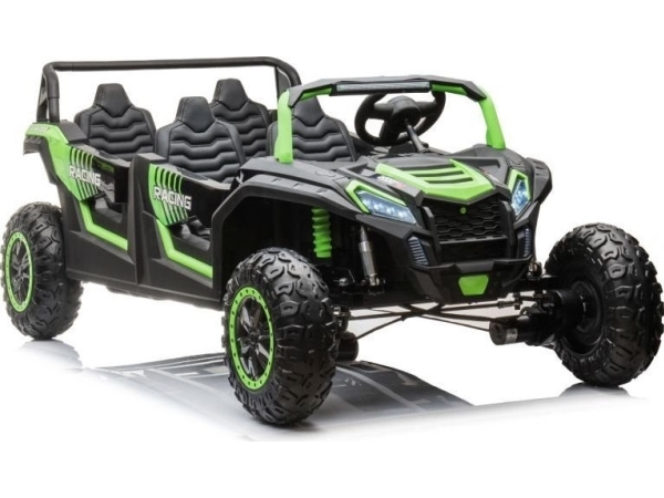 Lean Cars Elektromobilis Buggy A033 4x4 24V, žalias