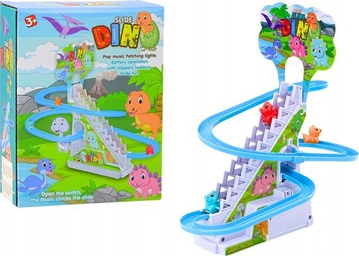 LeanToys Tor rutschkana för dinosaurer steg ljus ljud | Leksaker - Figurer & Dockor - Interaktiva dockor och figurer | GameStuff