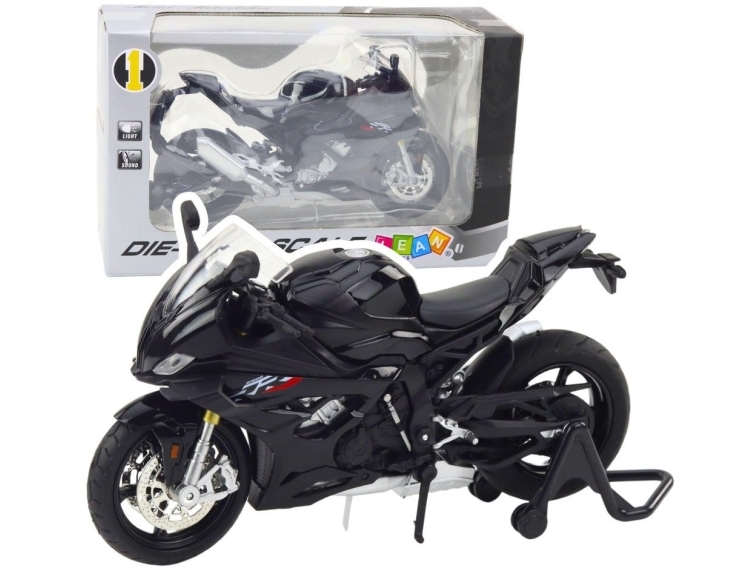 Urheilu Moottoripyörä metalli valot äänet musta S1000 1:12