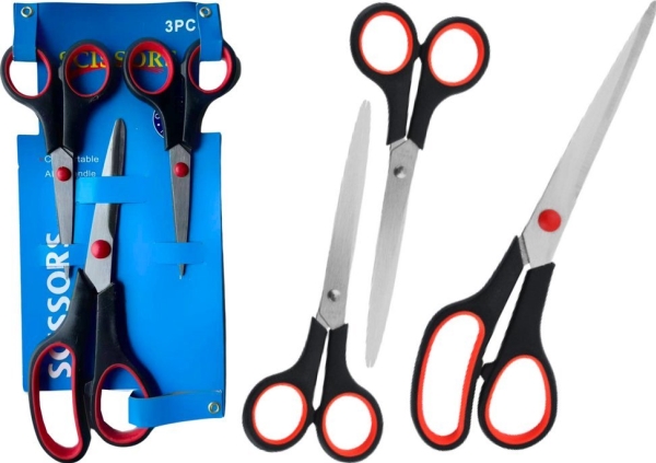 Leantoys Scheren-Set Büro Universell 3-Teilig