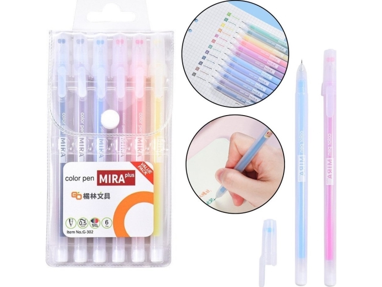 Schule Intensive Farbe Büro Gel Stift Set 12 Stück Edukamp