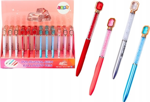 Leantoys Crystal Pen Diamonds Blue Nib 0.7Mm Mix