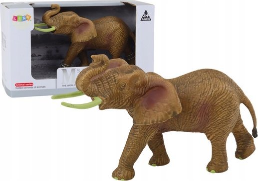 Lean Toys Kolekcinė Afrikos Dramblių Figūrėlė