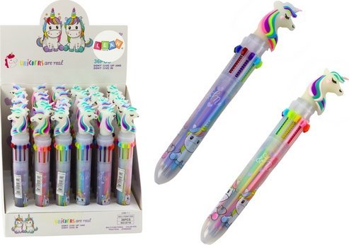 Leantoys Einhorn Bleistift Mehrfarbig Automatisch 10 Farben Mix