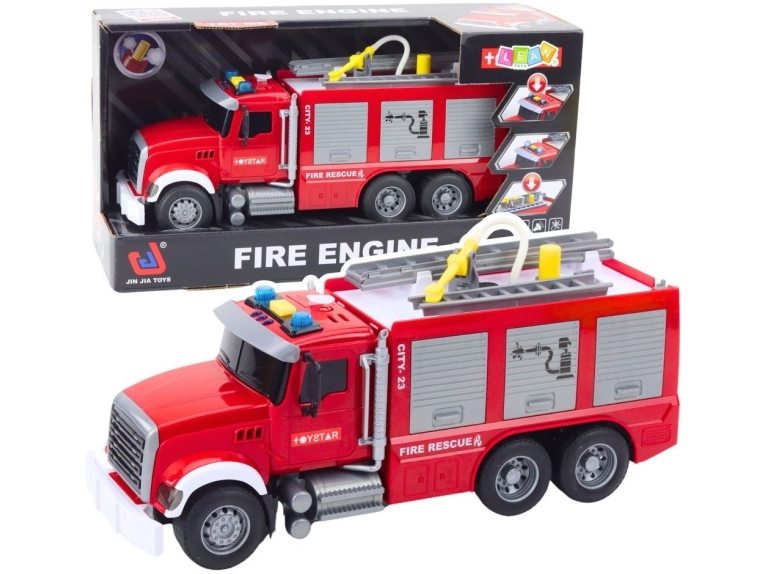 Brandbil Vattenljus Ljud Röd 1:14 | Hobby - Modellbygge - Plast Byggmodeller - flyg | GameStuff