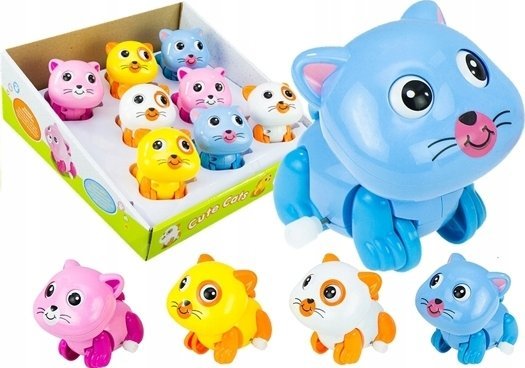 LeanToys skruvbara husdjur gående katter rör på svansen LEAN Toys | Leksaker - Figurer & Dockor - Interaktiva dockor och figurer | GameStuff