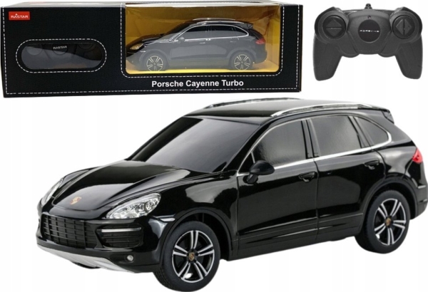 Rastar RC-bil 1:24 Rastar Porsche Cayenne Turbo svart | Leksaker - Radiostyrda leksaker - Bilar och akutbilar | GameStuff