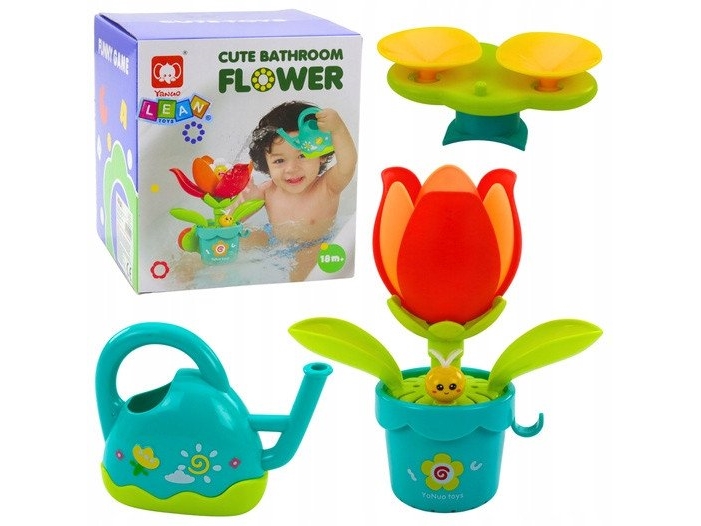 Interaktives Bewässerungsblumen-Badespielzeug
