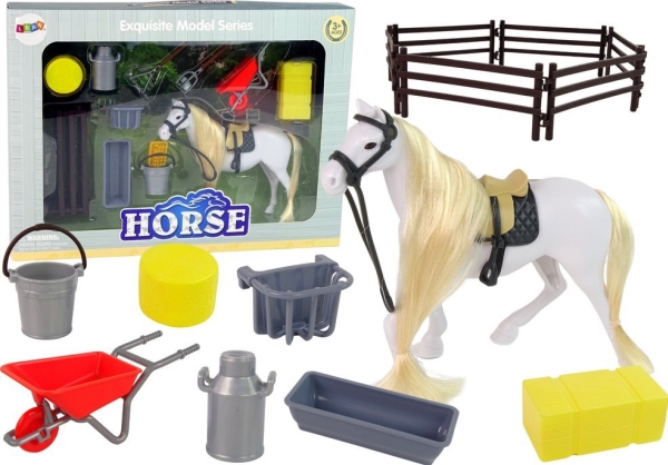Žaislinis Žirgas Su Priedais Lean Toys