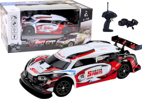 Lean Toys Rc Sportinis Automobilis 1:16 Su Keičiamais Ratais