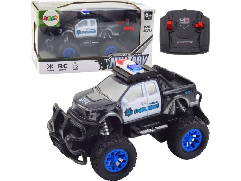 RC Fjärrstyrd polisbil 1:20 EDUKAMP | Hobby - Modellbygge - Plast Byggmodeller - flyg | GameStuff