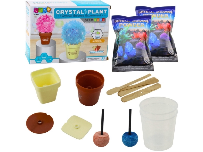 LeanToys Lärandeset Magiskt kristallträd | Leksaker - Vetenskap & Upptäckt - Grön energi | GameStuff