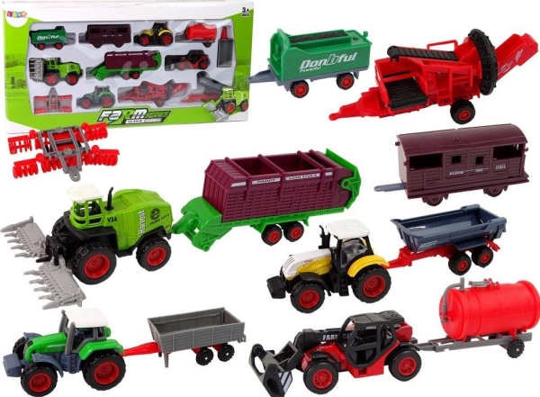 Žemės Ūkio Transporto Priemonių Rinkinys Lean Toys