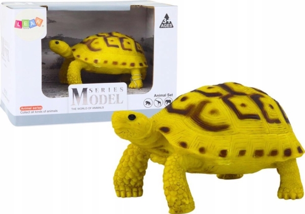 Leantoys Figur, Samlerfigur Skildpadde I Gul/Brun D