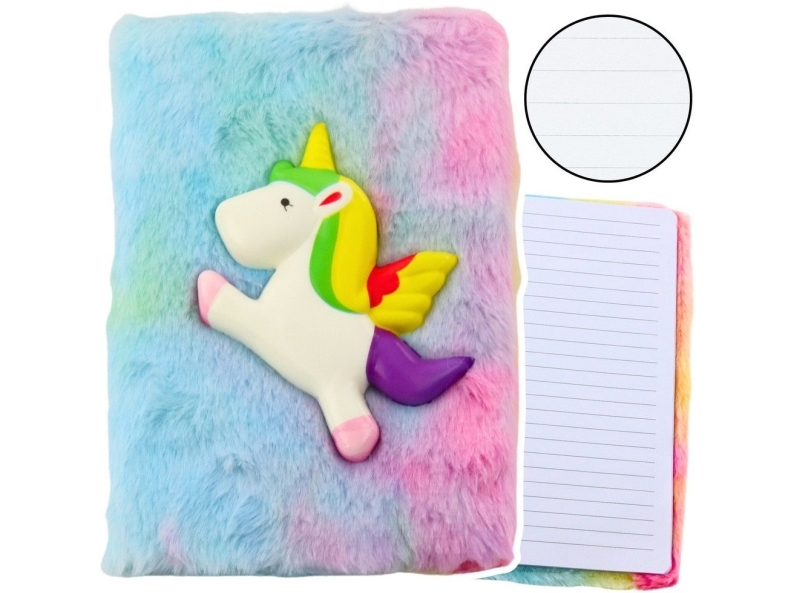 Lean Weiches 3D-Einhorn-Notizbuch