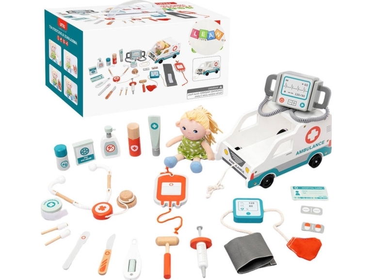 Redningssæt til den lille redder – trætilbehør 22 dele