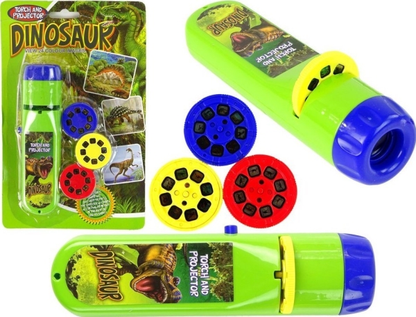 LeanToys projektor ficklampa dinosaurier 24 slajder | Leksaker - Figurer & Dockor - Interaktiva dockor och figurer | GameStuff
