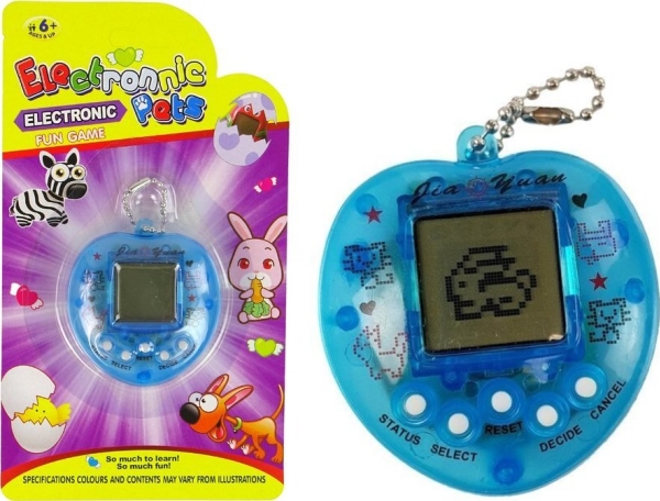 Leantoys Elektronisches Tamagotchi Spiel Tier Blau Lean Toys