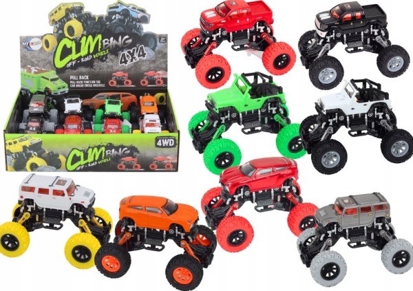 LeanToys RC terrængående klatreaktiv 4x4 med støddæmpere