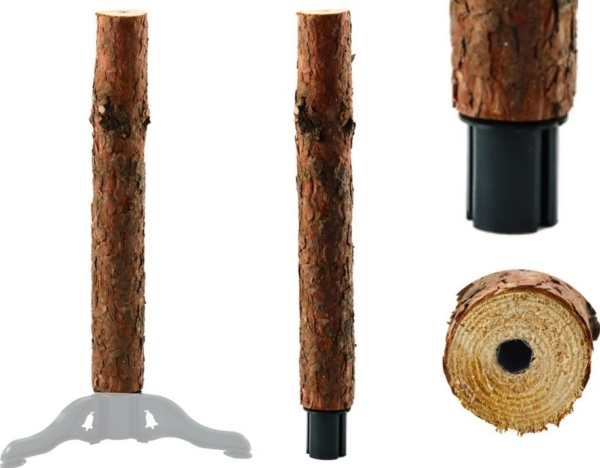 Lean Medinis eglutės stovas su keturiomis kojomis