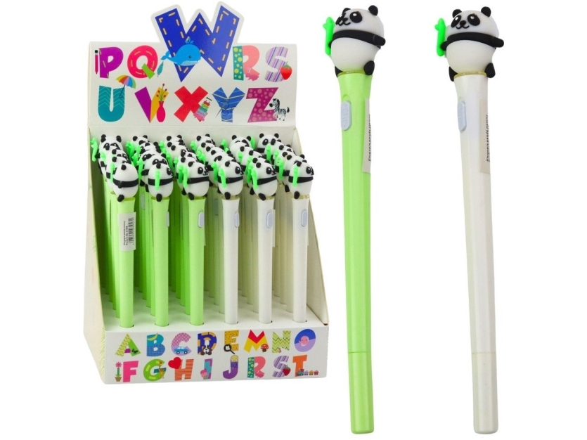 Luminous Blue Ink Green White Panda Pen | Skrivredskap - Kulspetspennor & Reservoarpennor - Skrivbordspenn | GameStuff