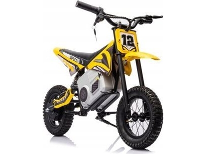 Elektrinis krosinis motociklas Lean Cars A9901, geltonas