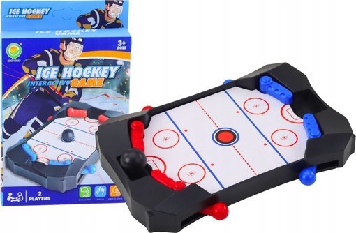 Leantoys Arcade Mini Spiel Hockey Schwarz