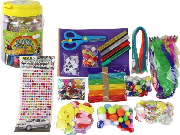 LeanToys Luova taide DIY-purkissa