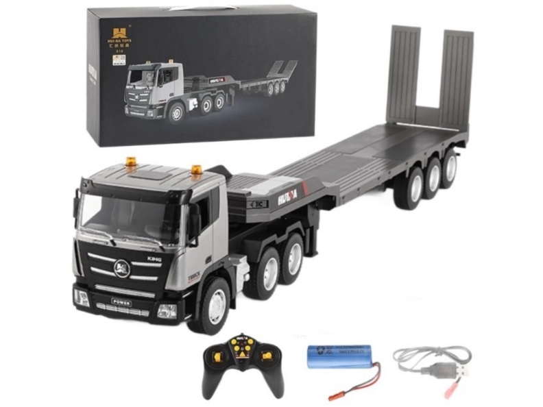 HUINA lastbil med platform RC fjernstyret 1:18