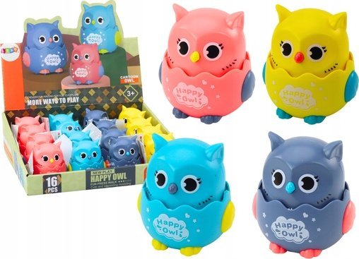 Leantoys Tasche "Wesola Sówka" Interaktiv, 4 Farben