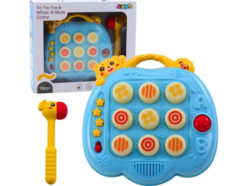 Whac-A-Mole Hammer Arcade Spiel Für Kleinkinder Blau