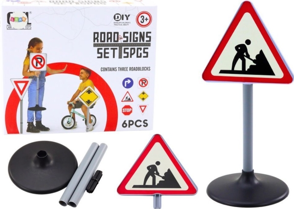 Großes Baustellen-Warnschild Educational 70Cm Edukamp