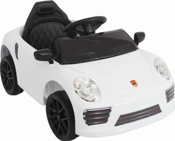 Lean Cars Vienvietis elektromobilis LeanToys WMT-666, baltas