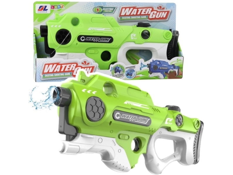 Vattenpistol Rifle elektrisk automatisk grön | Leksaker - Rollek - Blaster och leksaksvapen | GameStuff