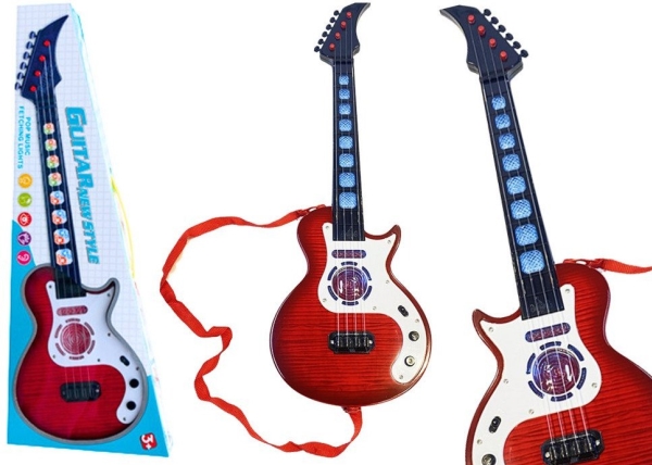 Elektrisk Guitar Til Børn Lights Melodies Red