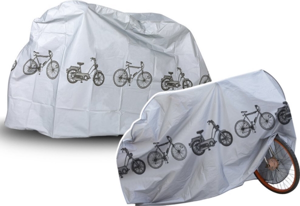 Velcroovertræk til cykel og scooter 210x100x64 cm