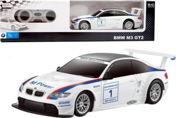 RC Sportbil 1:24 Fjärrstyrd BMW M3 GT2 vit Rastar | N - A | GameStuff