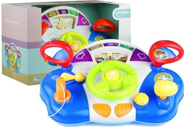 Leantoys Interaktives Baby-Lenkrad Panel Sounds Lean Toys