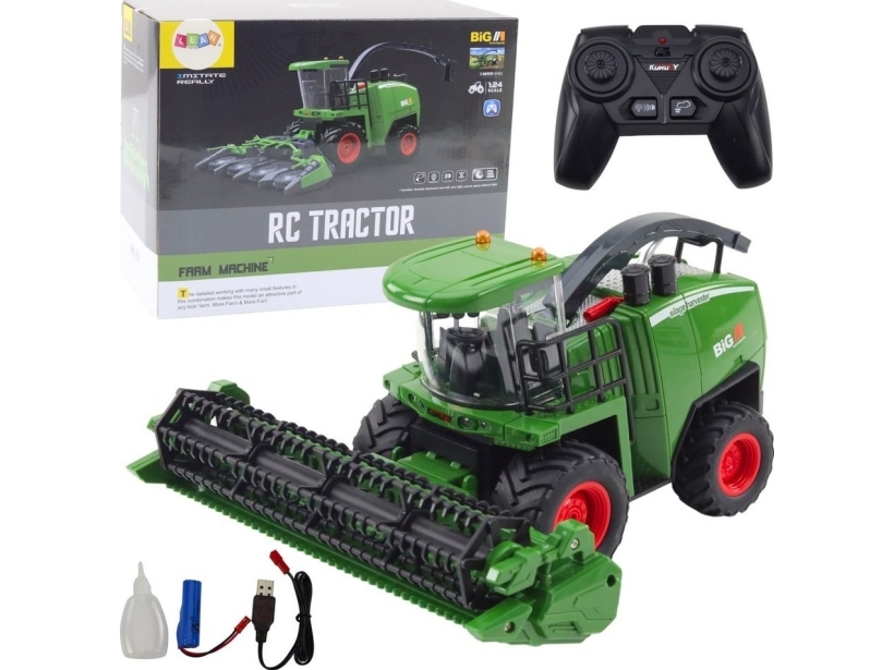 Lean Toys NUOTOLINIU BŪDU VALDOMAS DERLIŲ RINKĖJAS 1:24 RC