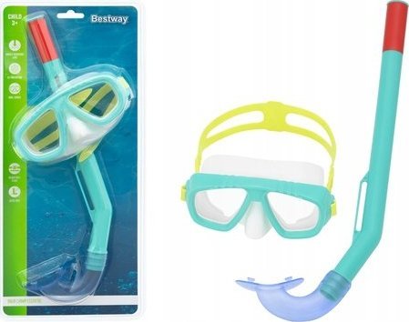 Diving Mask With Snorkel Blue Bestway 24018