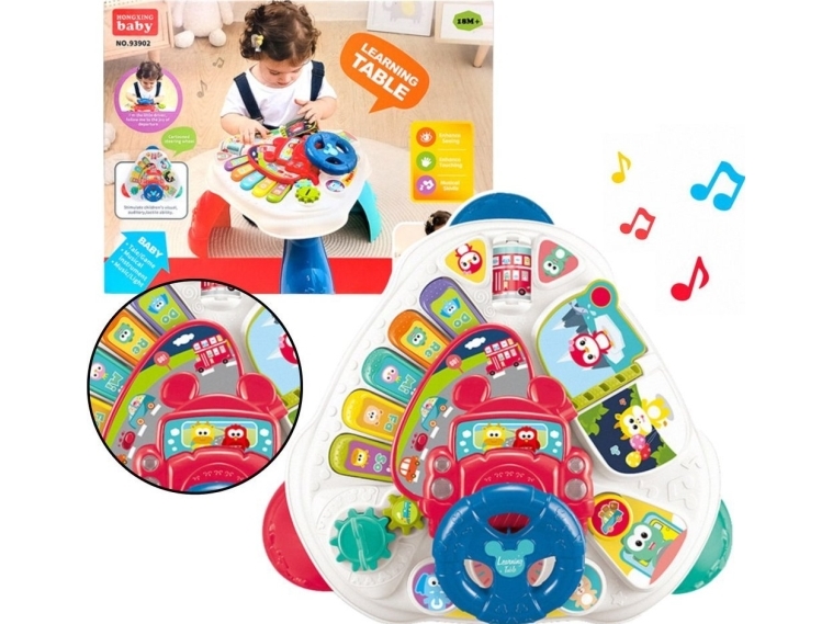 Interaktivt undervisningsbord med rat Trekantet Farvet EDUKAMP