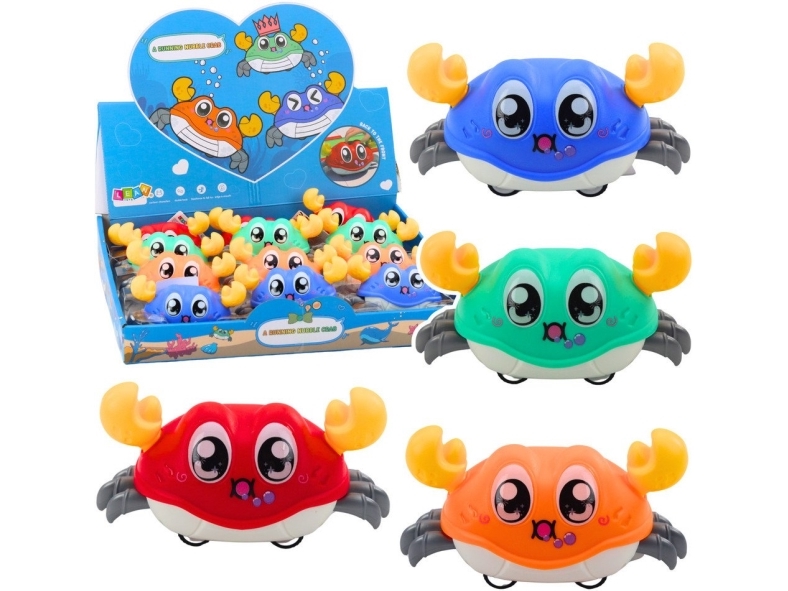 Leantoys Interaktive Krabbe Mit Motor Und Rollender Bewegung - Bunt