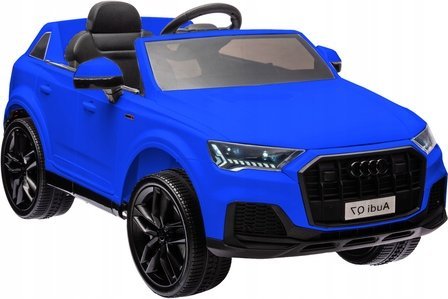 Lean Cars elbil på batteri Audi Q7 blå lackerad | Utomhusleksaker - El & Bensinfordon - Elbilar för barn 6V | GameStuff