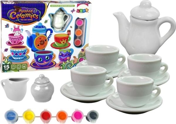 Tea Set With Paints