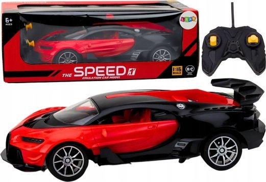 Leantoys Ferngesteuerter Sportwagen Rot 1:16 Rc Auto