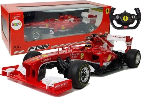 Racerbil Formel 1 Ferrari F138 Rød 1:12 2.4G Rastar