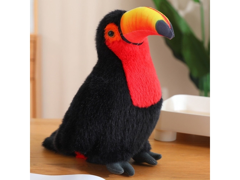 Plüsch Tukan Vogel Maskottchen Umarmungen Rot 20Cm Edukamp