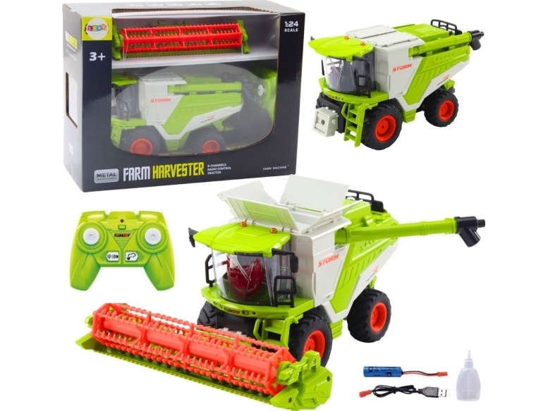 Lean Toys Pulteliu valdomas 2in1 kombainas 2.4G