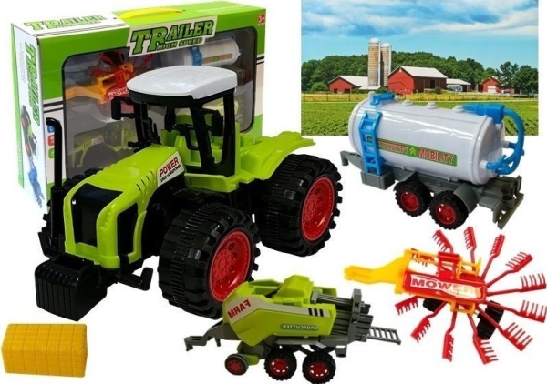 Leantoys Bondegårdsbilsæt: Rivepresser (Presser) Lean Toys